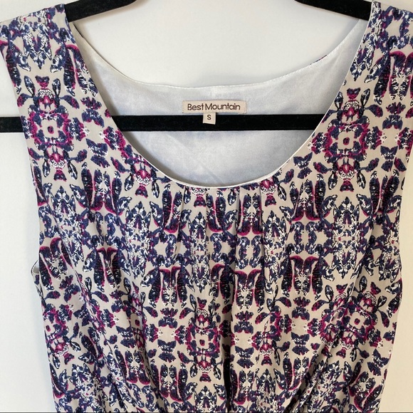 Abstract Print Dress Small - Picture 3 of 7